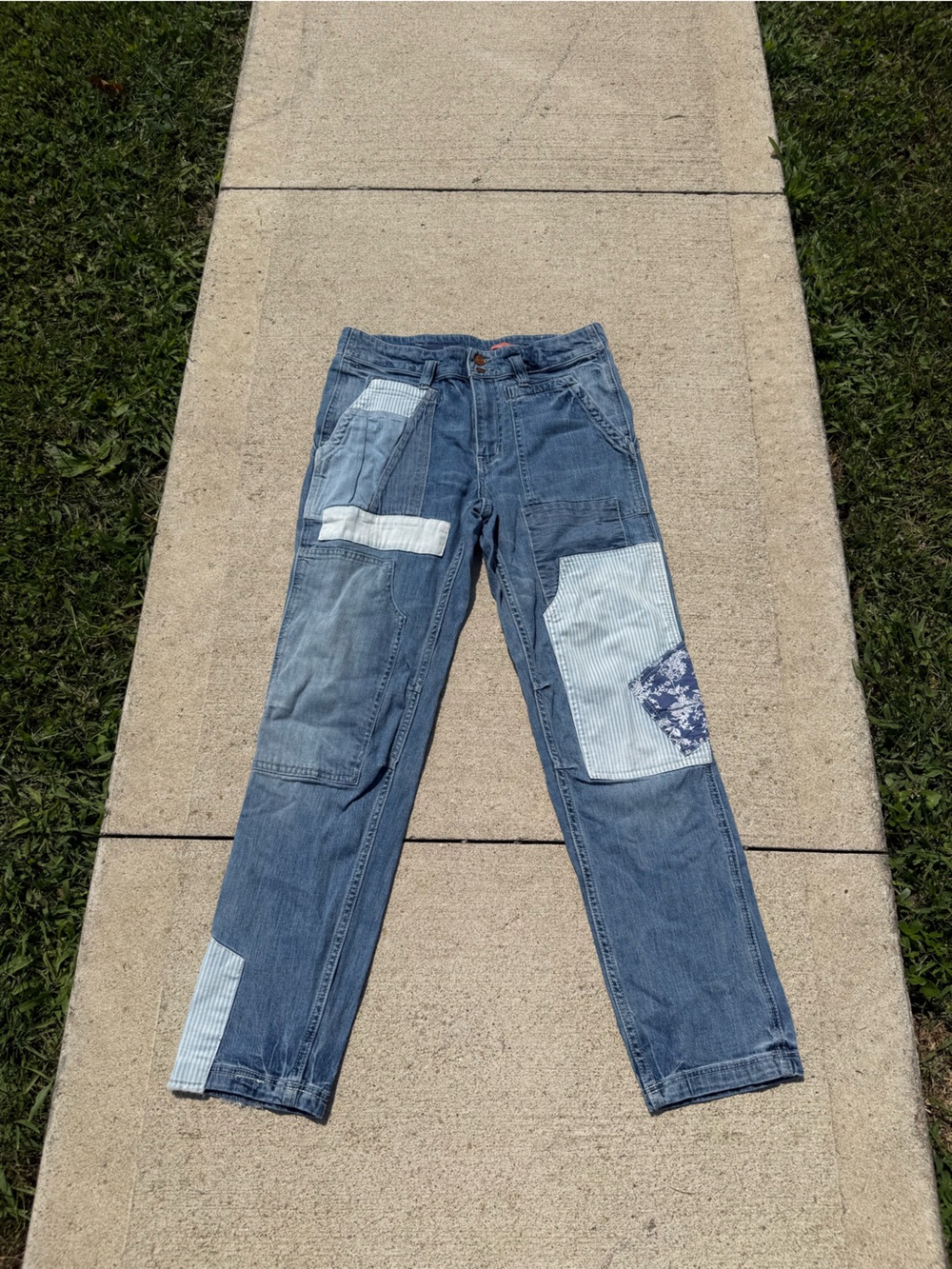 Anthropologie Pilcro Patchwork Jeans